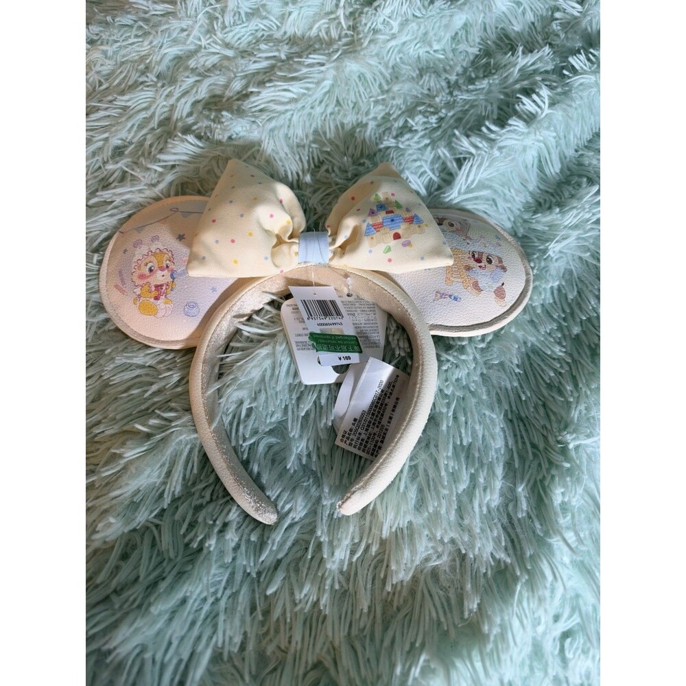 2026 Genuine Shanghai Disney Fairy Tale Kingdom Chip & Dale Minnie Ear Headband